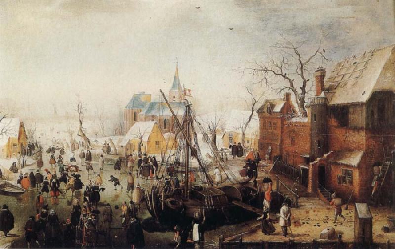  Winter Scene at Yselmuiden